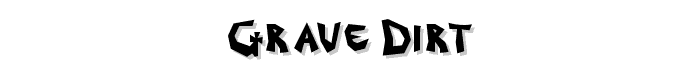 Grave Dirt font